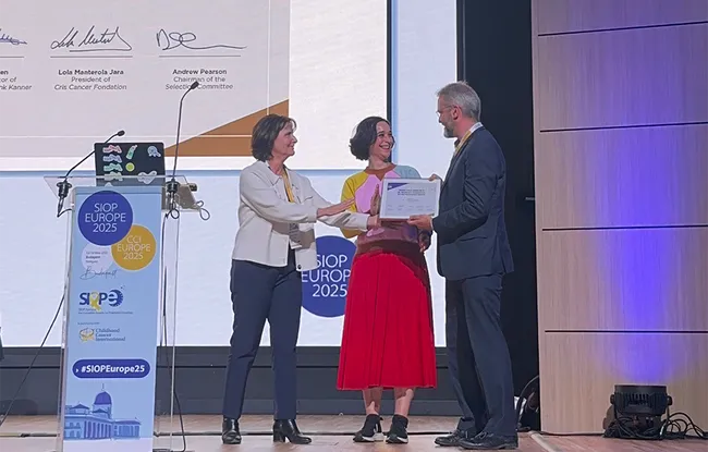 Félicitations au Dr Joshua Waterfall, lauréat de l’Arceci Innovation Award