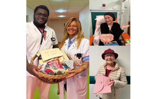 Bilan défi Octobre Rose 2025 - Elan de solidarité renouvelé pour les patientes de l’Institut Curie : 23 000 pochettes offertes grâce au défi « 20 000 pochettes pour Curie »