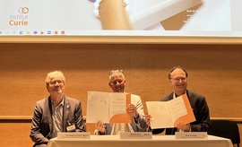 Signature de l'accord-cadre Institut Curie / Institut Pasteur